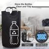 82L Wastewater Bottle Collector Bag Folding Dirty Clothes Basket  for Kitchen Office
