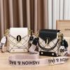 Bag Women's Shoulder Messenger Bag 2025 New Fashion Small Square Bag Pvc Mobile Phone Bag Large Capacity Portable Women's Bag Tide