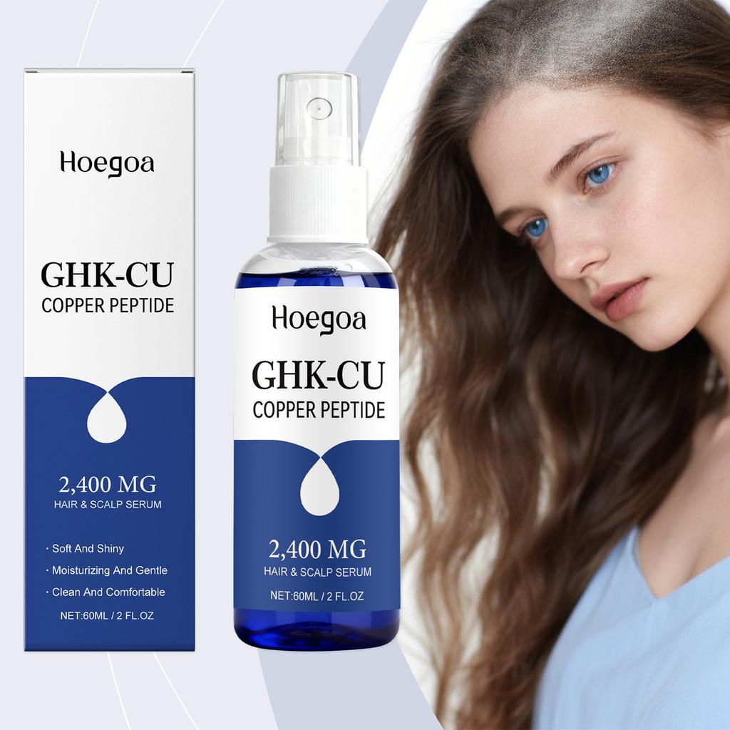 HOEGOA Copper Peptide Hair Care and Scalp Essence Light texture, refreshing, non-sticky daily care essence