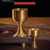 Brass Wine Glass Restaurant Goblet Tabletop Red Wine And White Wine Trumpet Copper Crafts Copper Decoration Mini S Glass