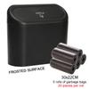 Car Trash Can with Lid Hanging Dustbin Garbage Box Car Interior Storage Case Trash Door Seat Clip Stand Holder Car Accessories