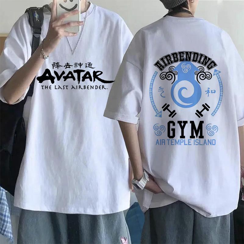 Модная футболка Mange Аватар: Последний маг воздуха Y2k Футболка Уличная одежда Аппа Йип Повседневная футболка Хип-хоп Харадзюку Футболки Топы Одежда
