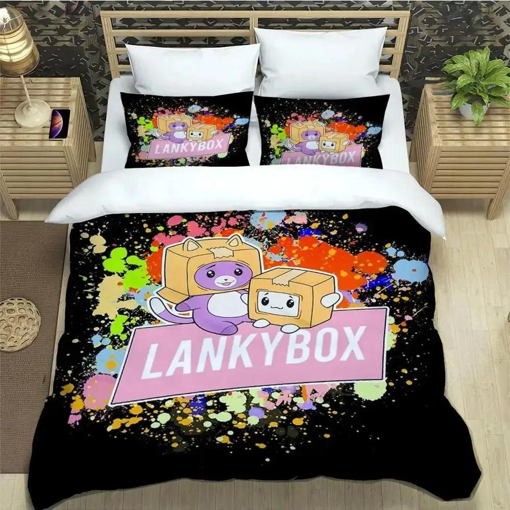 Lankybox Foxy Boxy милые комплекты постельного белья изысканный комплект постельного белья пододеяльник комплект постельного белья роскошный подарок на день рождения