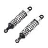 2pcs RC Car Shock Absorber 1 16 Front Rear 73mm Length Aluminum Alloy Model Truck DamperSilver