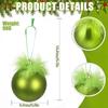 Popular Christmas decorations6cm12Colorful matte plastic Christmas ball ornaments