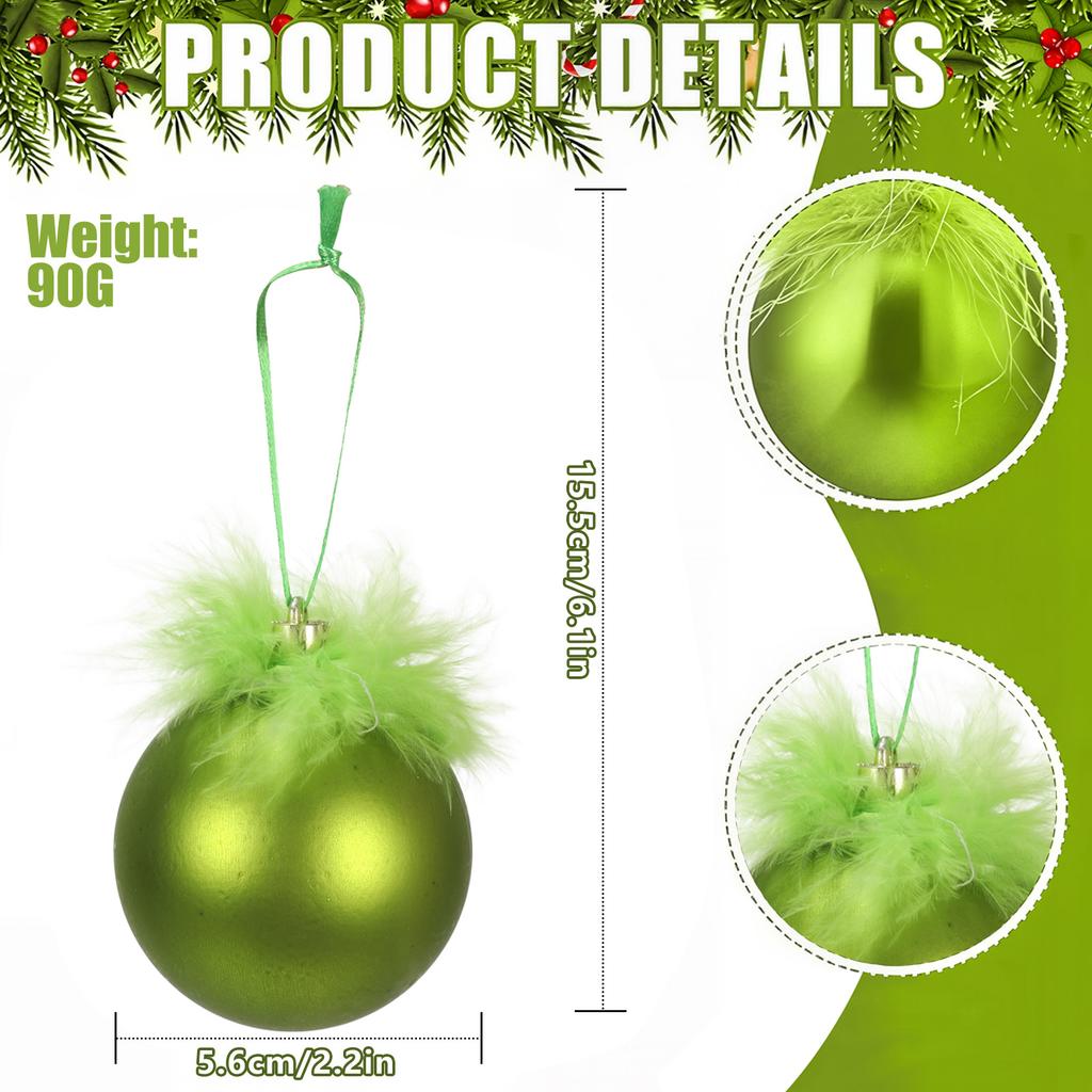 Popular Christmas decorations6cm12Colorful matte plastic Christmas ball ornaments