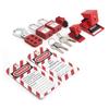 Safety Lockout Tagout Kit Lockset Fitting Tools Multifunctional Portable with Pocket Bag