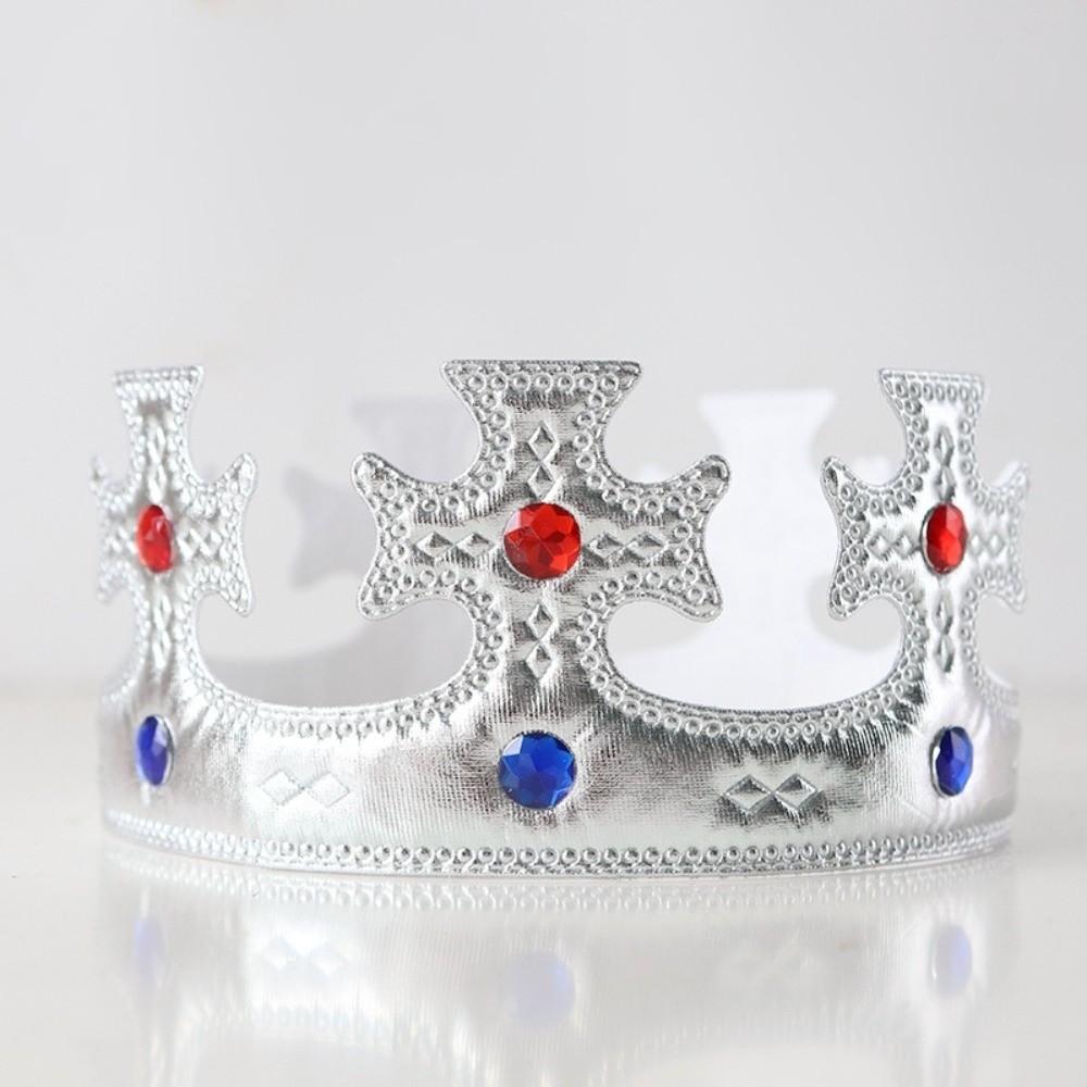 Dress Up Prince Crown Role-Playing Festival Headdress Novelty Cosplay King Headband Kids