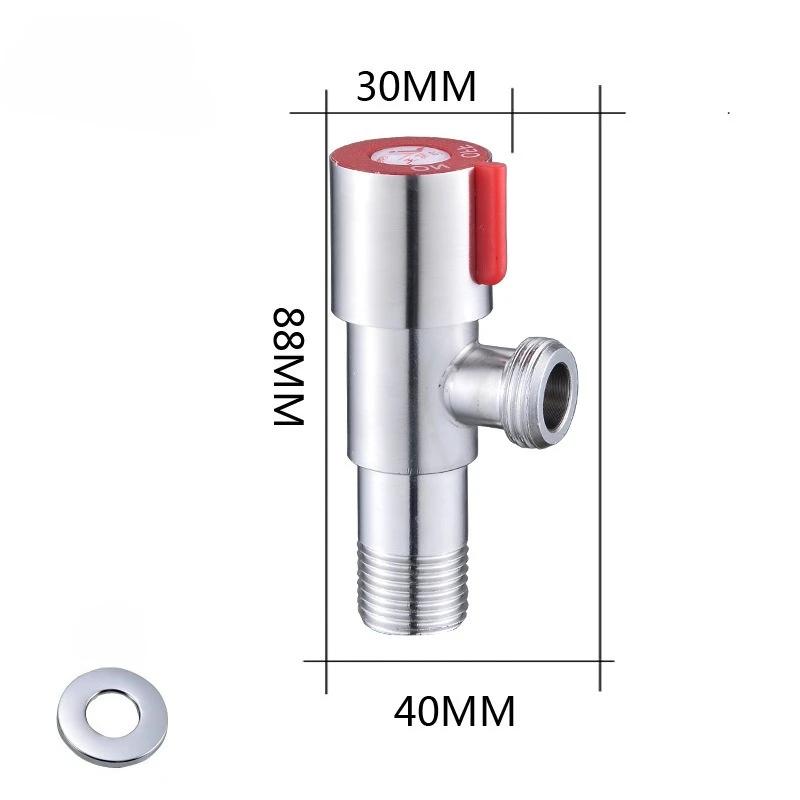 Нержавеющая сталь Горячий Холодный Впускной Клапан Туалет Наполнитель Угловые Клапаны Раковина Водонагреватель Кран для Кухни Аксессуары Для Ванной Комнаты