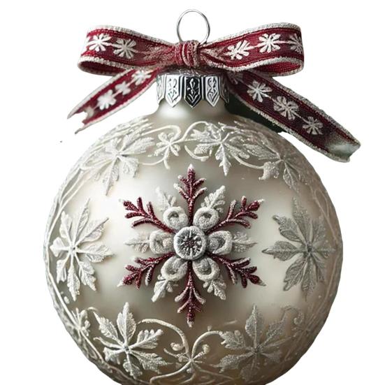 3D Сказочная планета Рождественский орнамент Снежные шары Рождественская елка Снежинка Олень