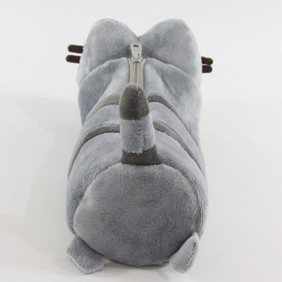 3D плюшевый пенал в виде кота на молнии с мягкой плюшевой канцелярией в виде животного с рисунком