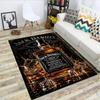 Jack Daniel's Whiskey  carpet Office Decorative Carpet For Living Room Bedroom Door Mat Floor Rug Computer Chair Area Rug
