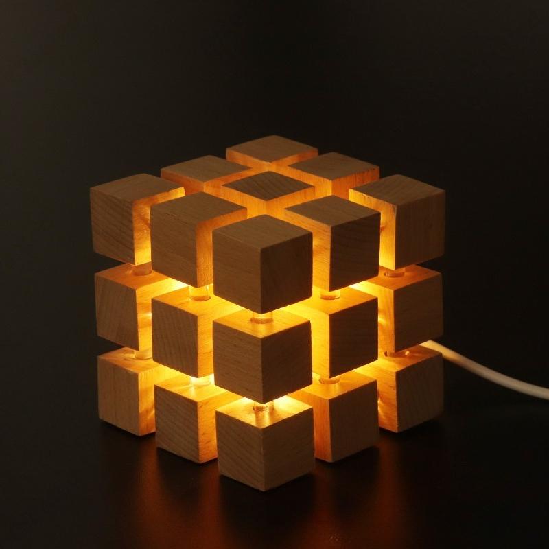 Светодиодный Светящийся Ночник USB-подключение Учебный Спальня Прикроватный Декоративное Освещение Украшения