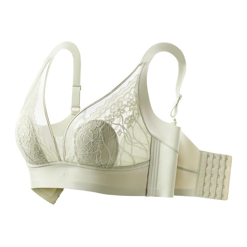 Women Sexy Lace Brassiere Gathered Push Up Underwear Top Thermal Color Changing Minimizer Bra Ultra Thin Mesh Lingerie