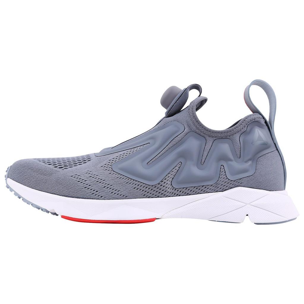 Reebok Pump Supreme Engine Slip-On Sports Mesh Cushioning Breathable Low-Top Running Shoes Unisex Sneaker Gray CN2191