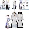 Polyester Fabric Genshin Impact Amber Tea Collaboration Cosplay Costume Elegant And Charming Anime Game Clothing
