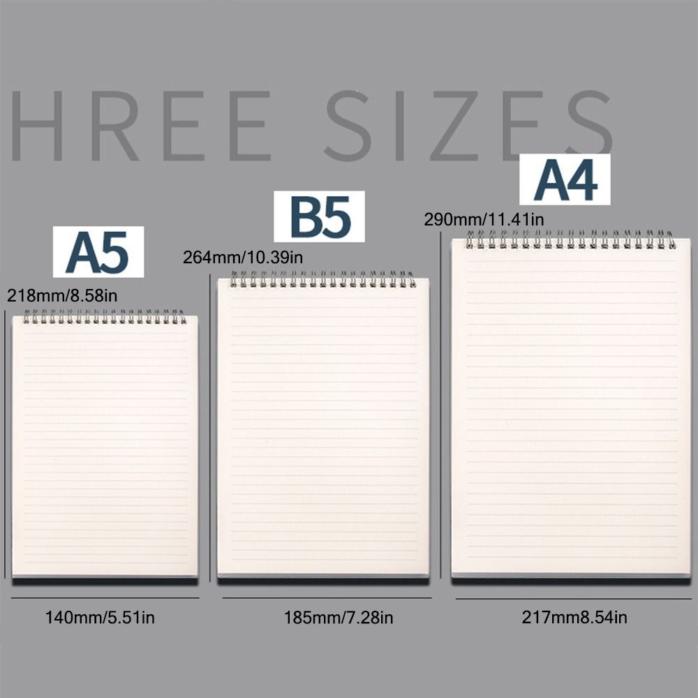 Flip-up Type Journal Diary Book a4/A5/B5 Sketchbook Fashion Coil Notebook  Students