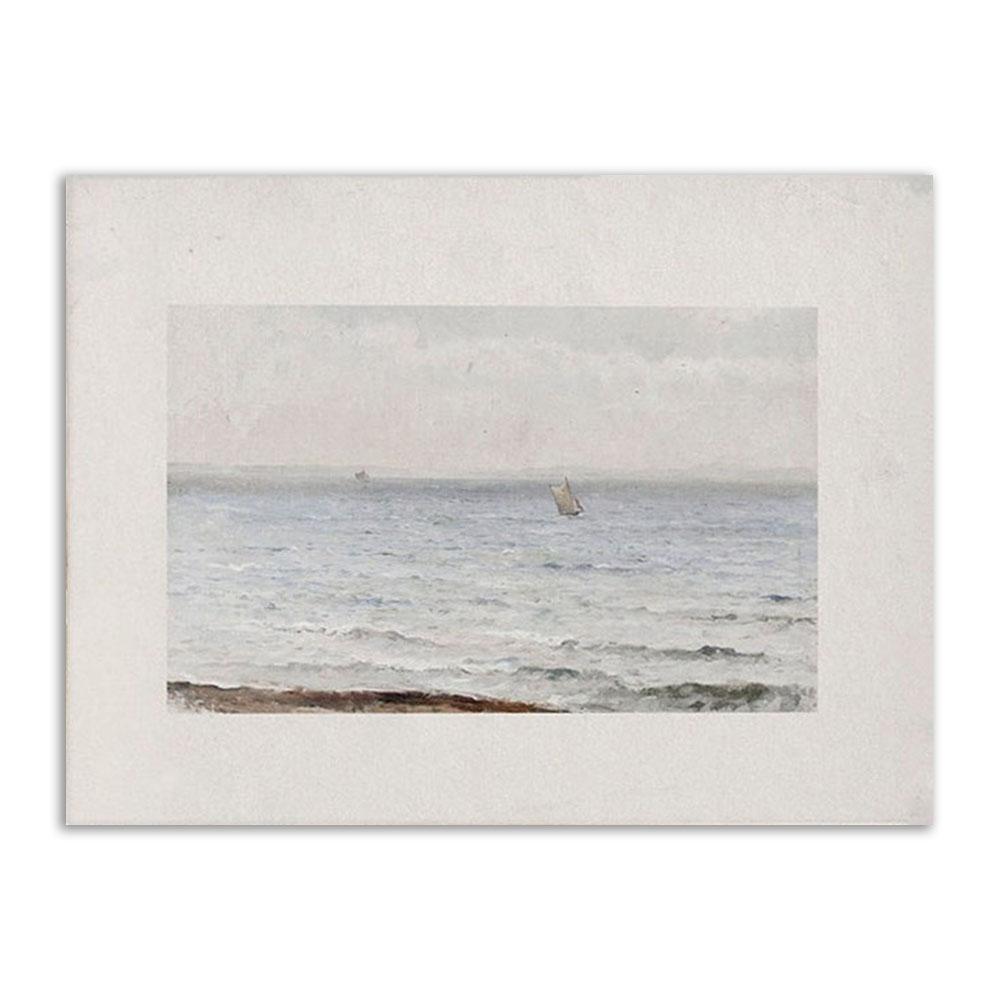 Винтажный настенный художественный набор с принтом, галерея, холст, картина, ретро-плакат и принты, классический масляный пейзаж, украшение для гостиной, дома