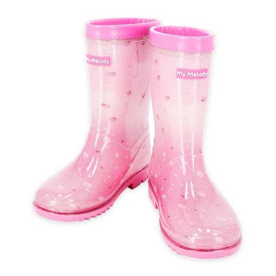 Sanrio Characters Tropical Glitter PVC Rain Boots Cinnamon Roll Kuromi My Melody Pochacco Rain Boots, a Popular Character In Korea