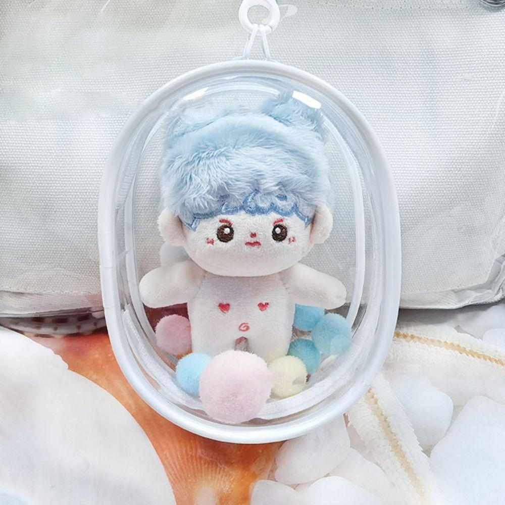 Transparent Doll Display Box Multicolor Storage Case Toy Clear Outdoor Bag