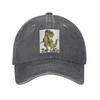 Гигантозавр Динозавр Мультяшный Кавайи Бейсболки Snapback Джинсовые Кепки Регулируемая Кепка Спортивная Бейсболка Ковбойская Кепка Унисекс