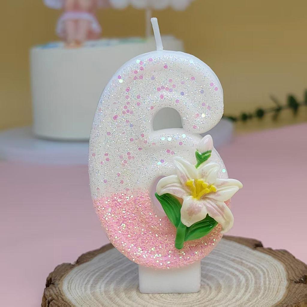 Креативные свечи для торта на день рождения с цифрами 0-9 для украшения торта