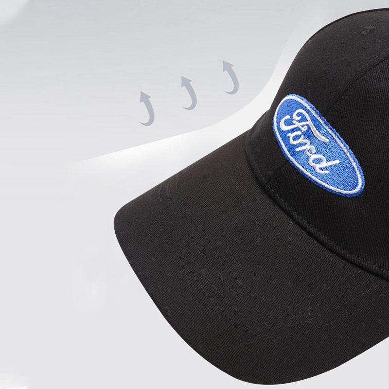 Car Duck Tongue Cap Embroidery Logo Baseball 3D Hats Adjustable Casual Trucket Hip hop For Ford ST Line Focus Mustang Fiesta