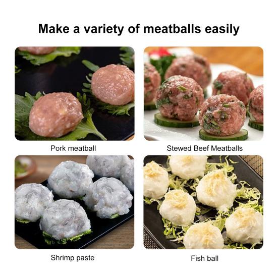 Машина для изготовления фрикаделек из нержавеющей стали, 6/12 шариков, ручная машина для изготовления фрикаделек, кухонный пресс для изготовления фрикаделек, простой инструмент для приготовления пельменей и пирожных