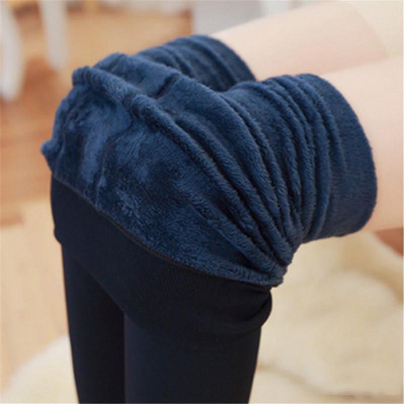 Высококачественные зимние теплые леггинсы 190 г, женские повседневные леггинсы с высокой талией для девочек, утепленные эластичные леггинсы с эффектом пуш-ап для женщин