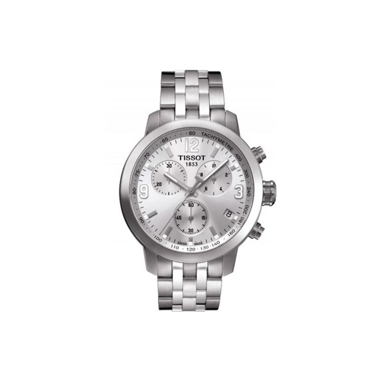 Tissot Мужские часы 200 Кварцевый механизм Часы 41 мм Серебристый циферблат Браслет из нержавеющей стали T055.417.11.037.00