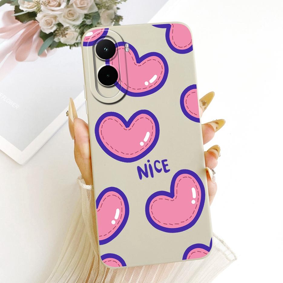 Чехол для Xiaomi Poco M7 Plus PocoM7 4G Красивая Девушка Подсолнух Расписной Чехол для Телефона Для Xiaomi Poco M7 Pro PocoM7 Plus 5G Мягкие Fundas
