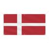 Bannière Drapeau Du Danemark 6 Oeillets 50x100cm En Polyester