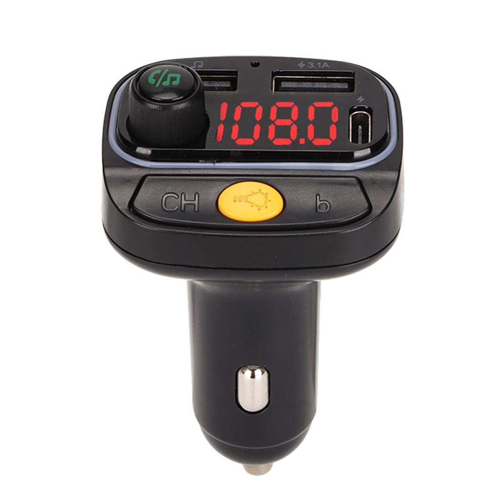 C15 Car Bluetooth FM Transmitter Radio Receiver MP3 Player Handsfree Call with Dual USB Charging
