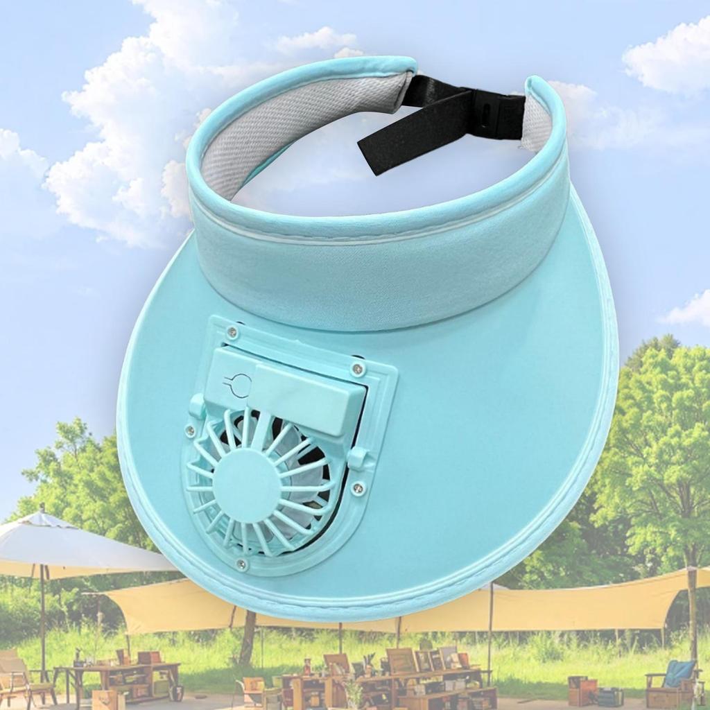 Fan-assisted Sunshades with Fan, Sun Protection for Girls Hiking Camping Fishing