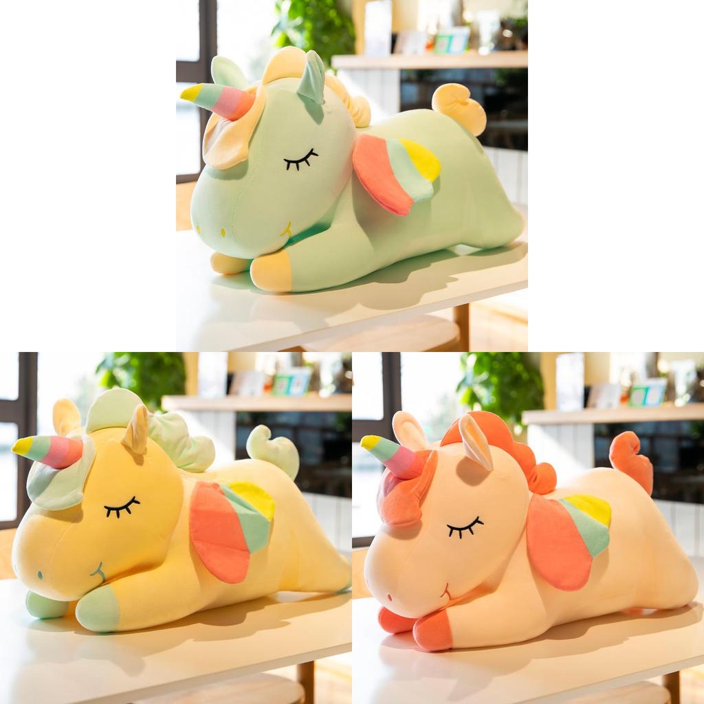 Плюшевая игрушка Единорог Животное Подарок для Детей Мягкий Короткий Плюш Подушка для Сна