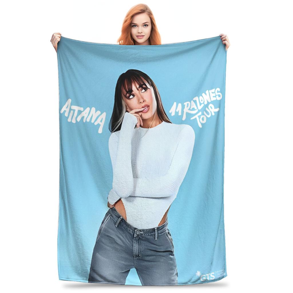 Aitanaed  Album  Blanket Cover Flannel Lightweight Thin Throw Blankets for Bedroom Sofa Bedroom Quilt