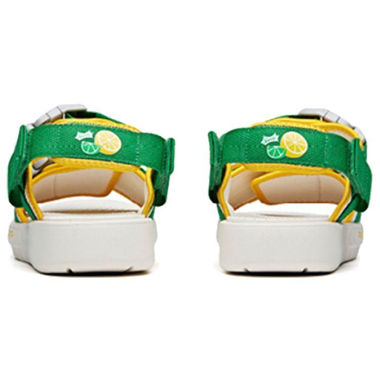 Anta Sprite Collaboration Пляжные спортивные тапочки мужские тапочки белые зеленые желтые 912036901-6
