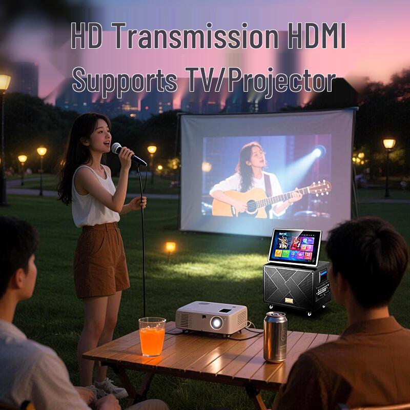 SAST Home Karaoke System with Screen CN plug (adapter included) (CN version)