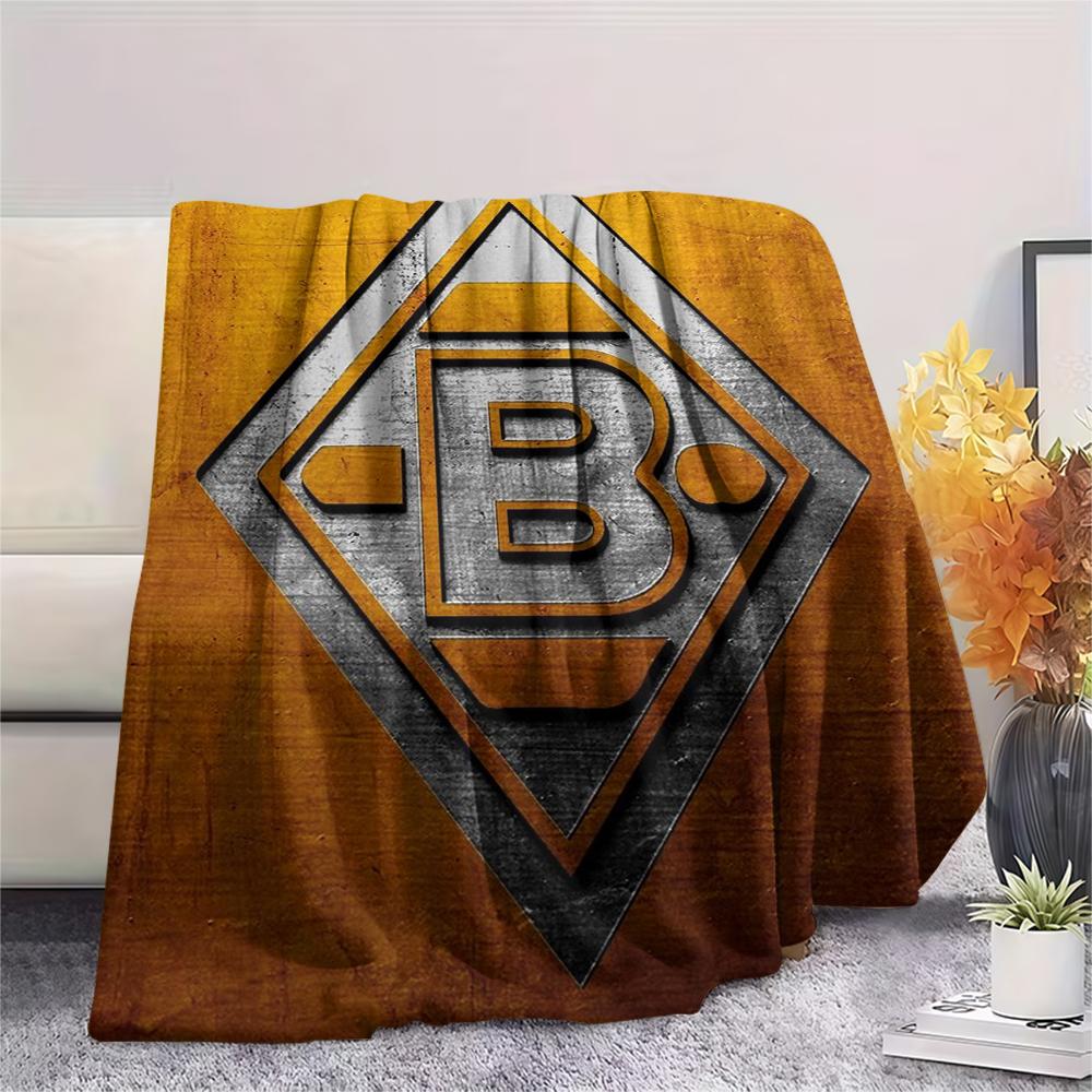 1pc Borussia Print Flannel Blanket, High quality Comfortable for All Seasons, Home Decor, Warmth and Comfort, Perfect for Christmas Gifts17