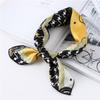 2021 Small Size Women Scarf Fashion Print Silk Scarves Square Neck Office Satin Handkerchief Bandana Foulard