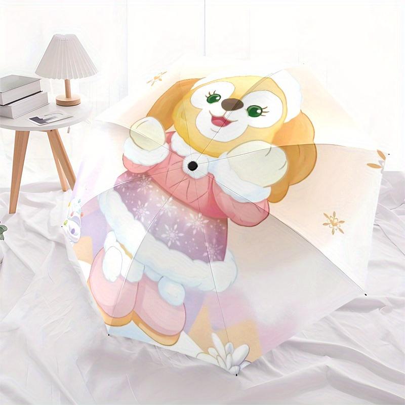 1pc CookieAnnAutomatic Open/close, All-Season Portable Folding Umbrella, Perfect Gift for FriendsSturdy Ribs y250811005