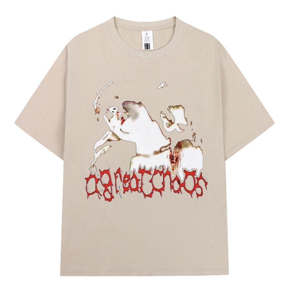 Ken Carson A Great Chaos T Shirt Unisex Women Fashion Vintage Oversized T Shirts 100 Cotton Loose Short Sleeve Tshirts Streetwear