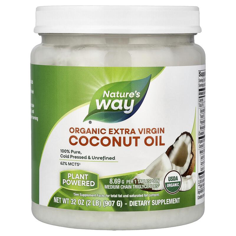 Organic Extra Virgin Coconut Oil, 32 oz (907 g)