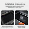 For Tesla Model 3 Highland 2024 90W Fast Charging Expansion Dock Central Bottom Hide Cigarette Lighter Charger Car Accessories