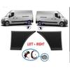 2 шт. Левая и Правая Панели Двери и Рама для Автомобиля Vauxhall Movano B Renault Master Mk3 Левая и Правая Боковая Молдинг-Накладка Задняя Панель