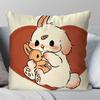 1pc Love Full Screen Cartoon Pillow Case Square Pillow BedroomSofa Leisure Comfort Cushion Car Living Room Home Decoration 40X40
