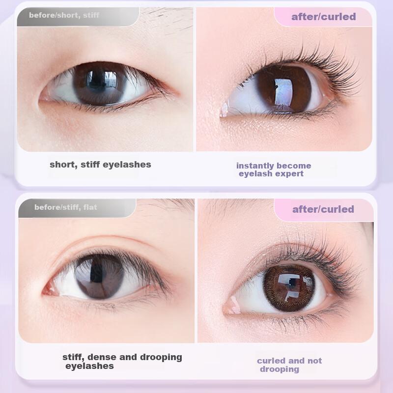 Electric Eyelash Curler, Heated Lash Curler, Long-Lasting, USB Rechargeable Model MF8257, 1 Pack