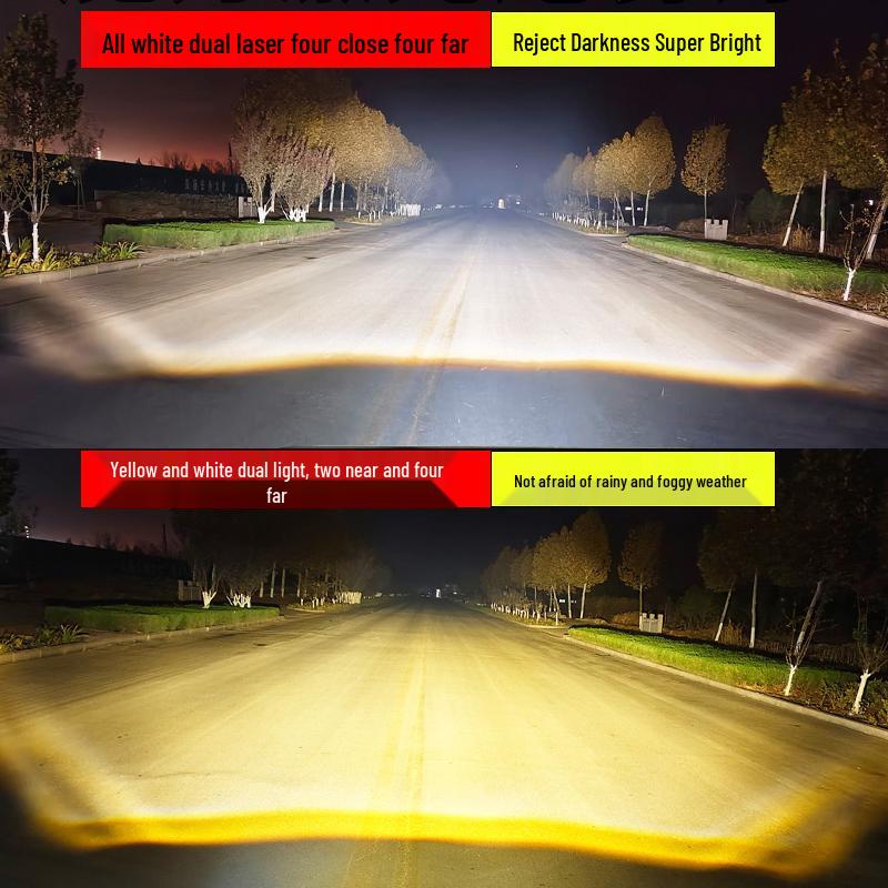 Передняя противотуманная фара SITRAK G7C5c7h с лазерным и светодиодным двойным объективом: Суперяркий, Дальнобойный, Мигающий Фонарь.