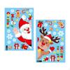 2Pcs Christmas Window Clings Decor PVC Cute 20cmx30cm Xmas Ornaments
