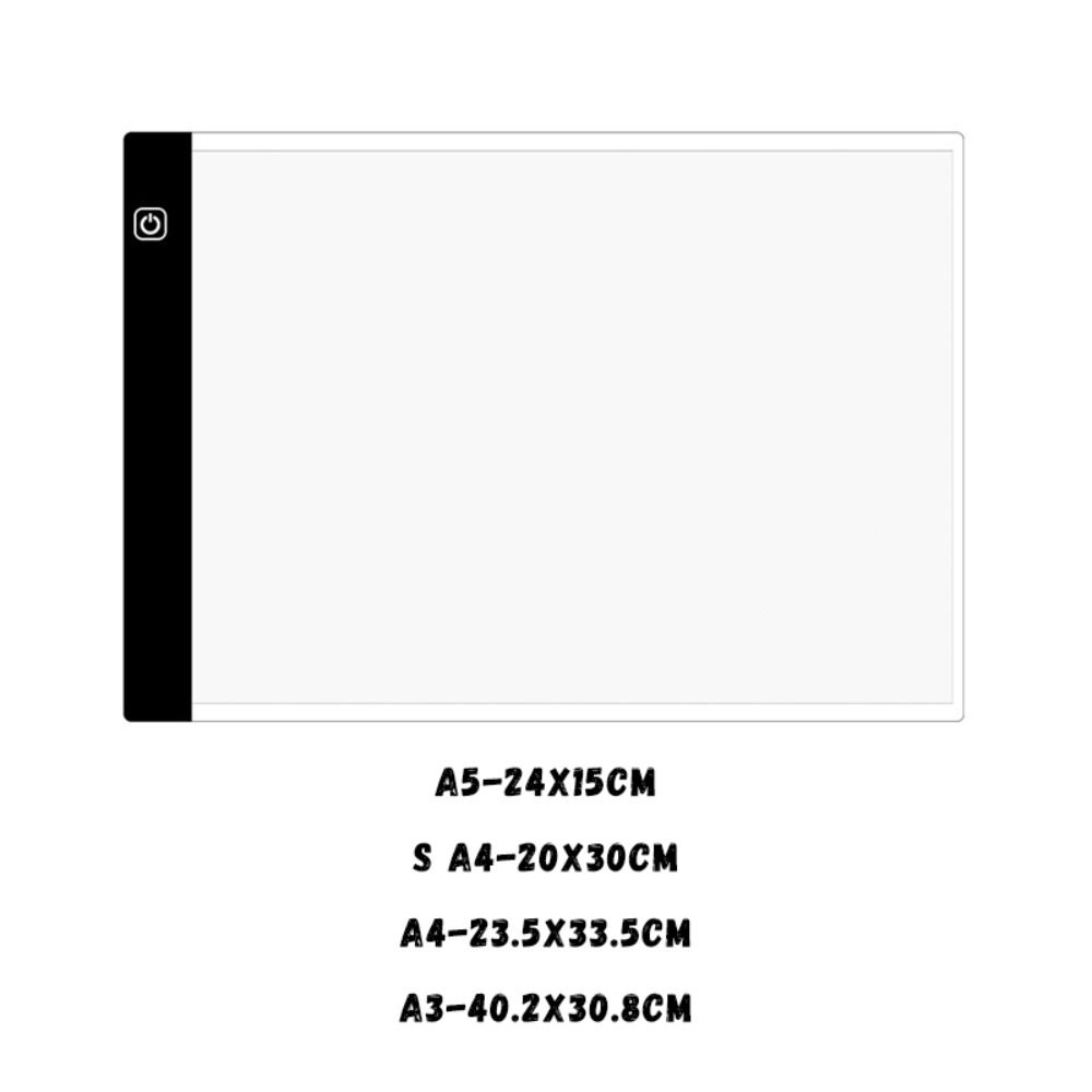A3/A4/A5 Electronic Drawing Board USB Light Transmitting Sketching Copy Drawing Board DIY Three Level Dimming LED Painting Board